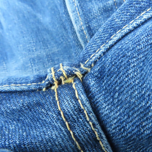 実際に弊社で買取させて頂いたLEVIS/リーバイス ボタン裏刻印無し/片面ビッグE/均等V/隠しリベット デニムパンツ/ジーンズの画像 7枚目