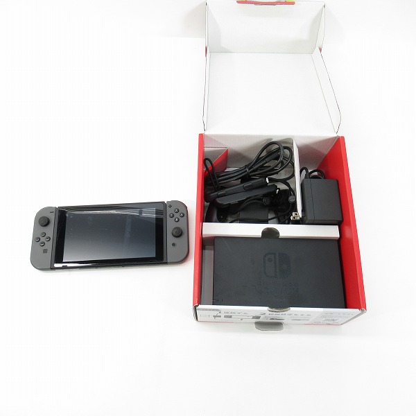 実際に弊社で買取させて頂いた任天堂 Nintendo Switch/ニンテンドースイッチ 本体 Joy-Con グレー HAD-S-KAAAH 【簡易動作確認済】の画像 8枚目