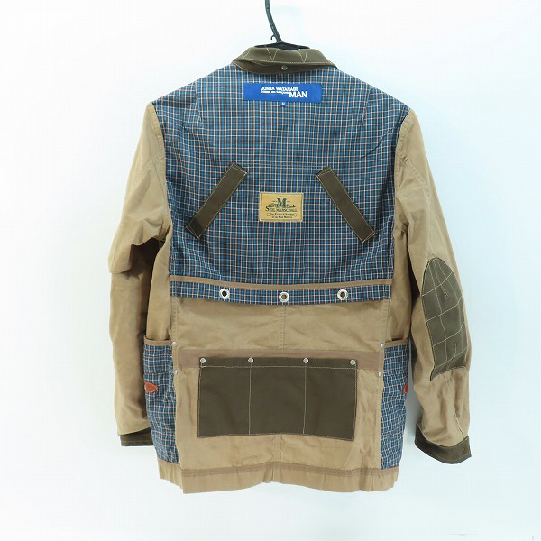 実際に弊社で買取させて頂いたJUNYA WATANABE MAN×SEIL MARSCHALL/ジュンヤワタナベマン×サイルマーシャル AD2013 リバーシブル ジャケット WM-J402/Mの画像 3枚目