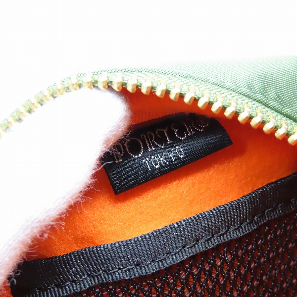 実際に弊社で買取させて頂いた(4)PORTER/ポーター TANKER/タンカー ポーチ カーキの画像 4枚目