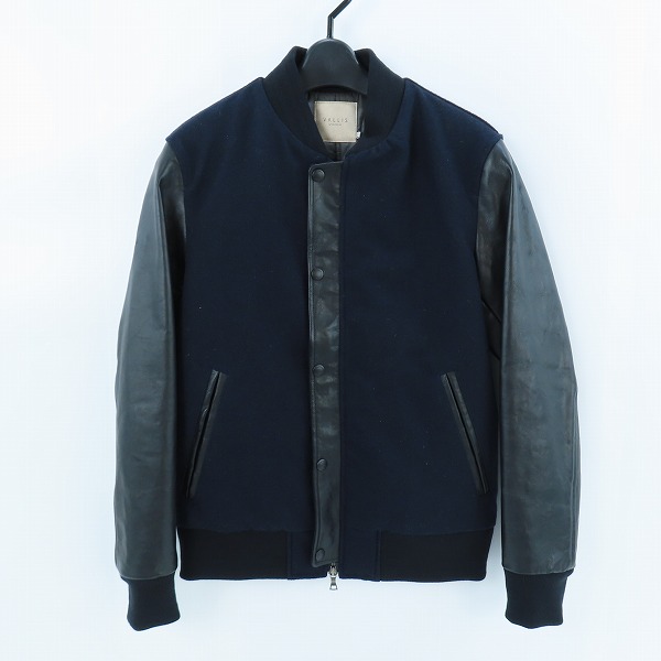 実際に弊社で買取させて頂いたVALLIS by FACTOTUM/ヴァリスバイファクトタム 袖レザーウールスタジャン 05020730A/44