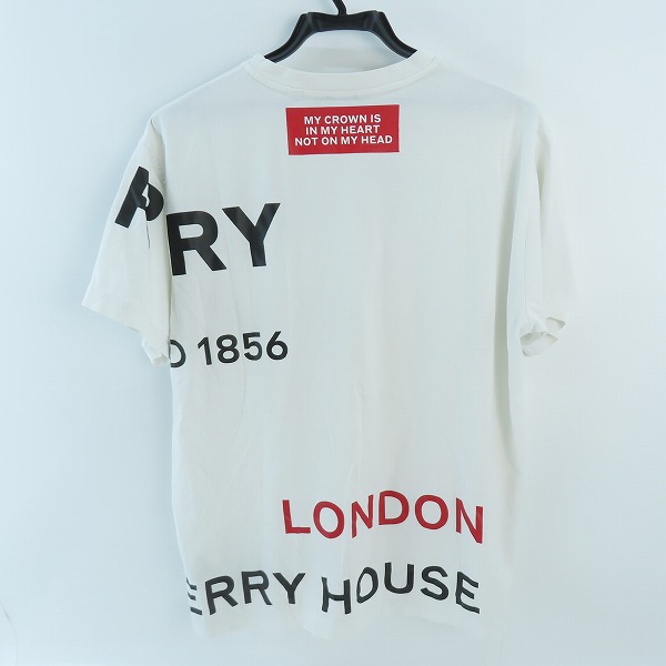 実際に弊社で買取させて頂いた【JPタグ】BURBERRY/バーバリー 21SS ホースフェリープリント クルーネックTシャツ 8017103/Sの画像 1枚目