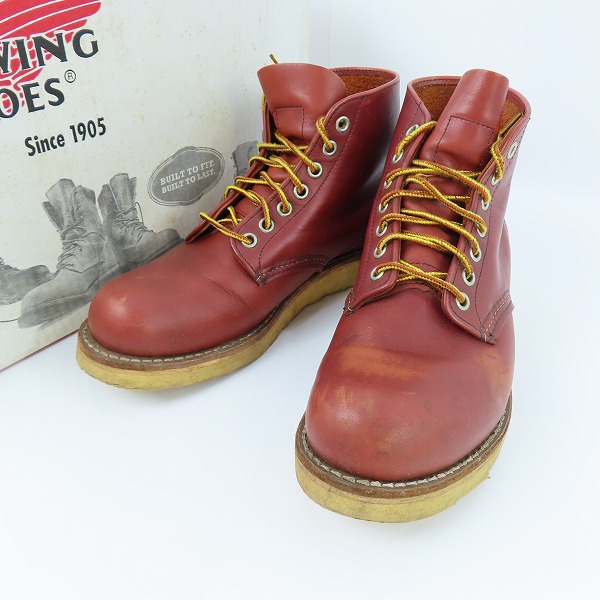 実際に弊社で買取させて頂いたRED WING/レッドウィング プレーントゥ ブーツ 9105/6.5D