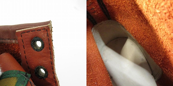 実際に弊社で買取させて頂いたRED WING/レッドウィング 半円犬タグ アイリュッシュセッターブーツ 875/7.5Eの画像 7枚目