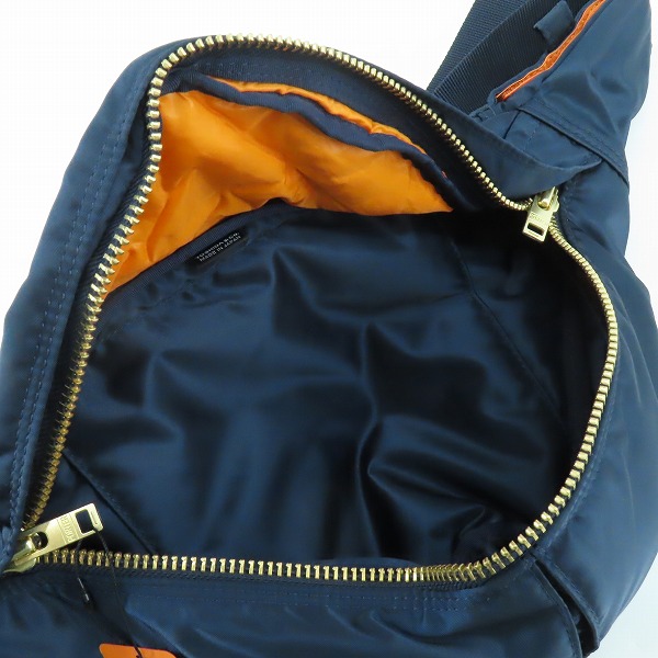 実際に弊社で買取させて頂いた(2)【未使用】PORTER/ポーター TANKER WAIST BAG (L) タンカー ウエストバッグ L アイアンブルー/622-76628の画像 3枚目