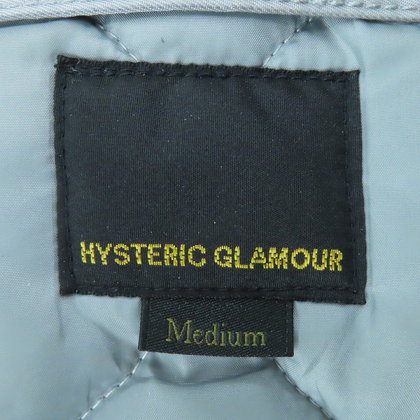 実際に弊社で買取させて頂いたHYSTERIC GLAMOUR/ヒステリックグラマー 20AW サークル N-3B プリマロフトコート 02203AC05/Mの画像 2枚目