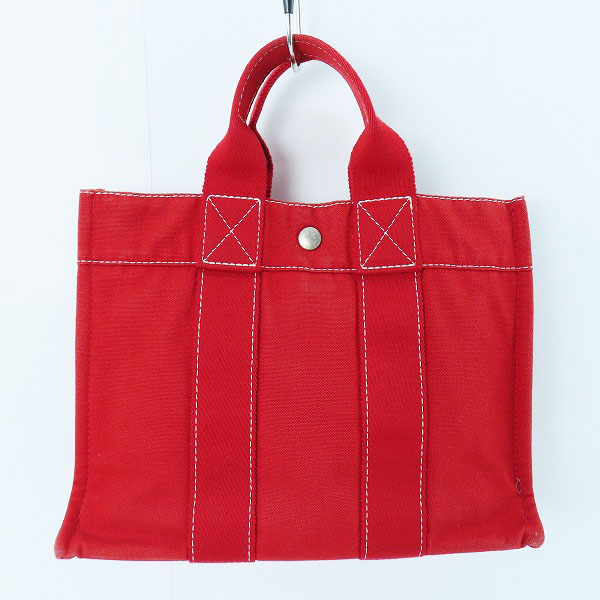 実際に弊社で買取させて頂いたHERMES/エルメス エールライン キャンバス トートバッグ/ハンドバッグの画像 1枚目