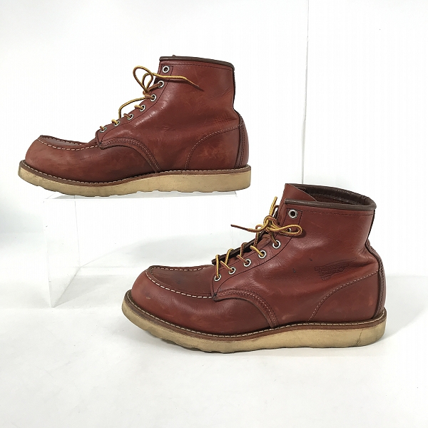実際に弊社で買取させて頂いたRED WING/レッドウィング アイリッシュセッターモックトゥブーツ 9106/9.5Dの画像 3枚目