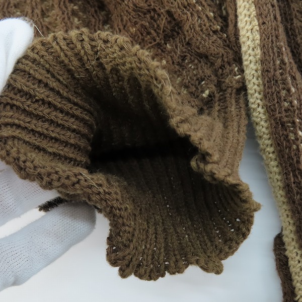 実際に弊社で買取させて頂いたNUMBER(N)INE/ナンバーナイン Vネックニット ダメージ加工/3の画像 5枚目