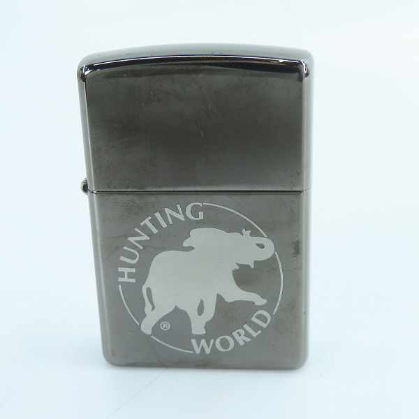 実際に弊社で買取させて頂いたZIPPO/ジッポー HUNTING WORLD/ハンティングワールド 2003年製