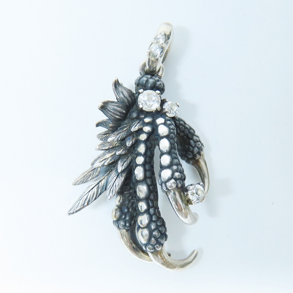 実際に弊社で買取させて頂いた【ギャラ付き】Bloody Mary/ブラッディマリー ナイトレイブン ペンダント w/ホワイトトパーズの画像 1枚目