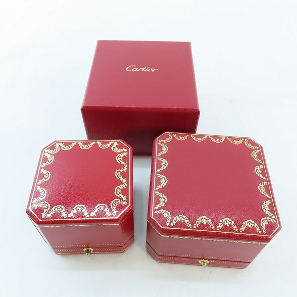 実際に弊社で買取させて頂いたCartier/カルティエ ジュエリーケース/空箱/ 2点セットの画像 9枚目