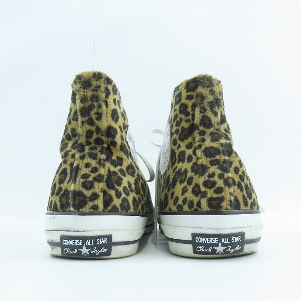 実際に弊社で買取させて頂いたCONVERSE/コンバース ALL STAR/オールスター ベロア レオパード ハイカットスニーカー CT70 チャックテイラー 1CL327/27の画像 1枚目