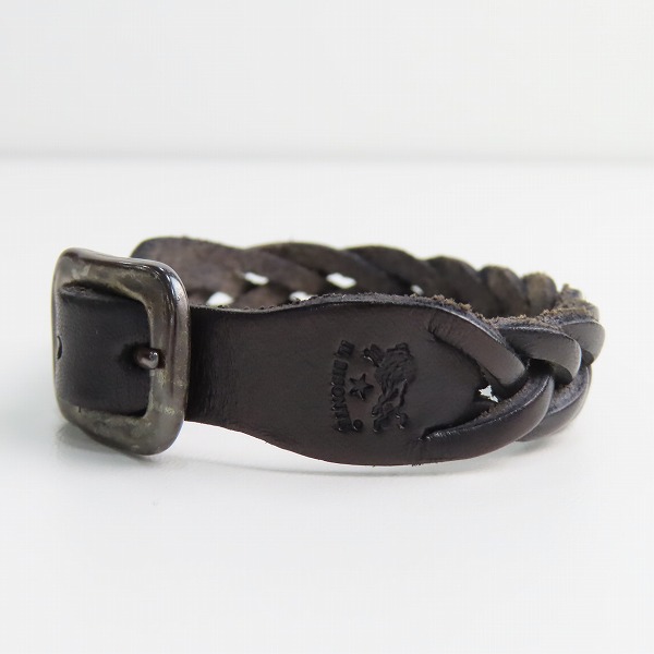 実際に弊社で買取させて頂いたIL BISONTE/イルビゾンテ レザーブレスレットの画像 4枚目