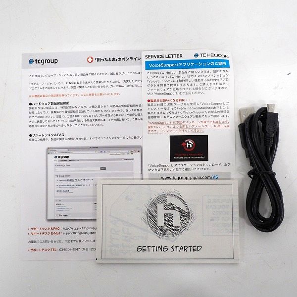 実際に弊社で買取させて頂いたTC.HELICON/ティーシーヘリコン VoiceLive Play ボーカル用 エフェクター【動簡易動作確認済】の画像 8枚目