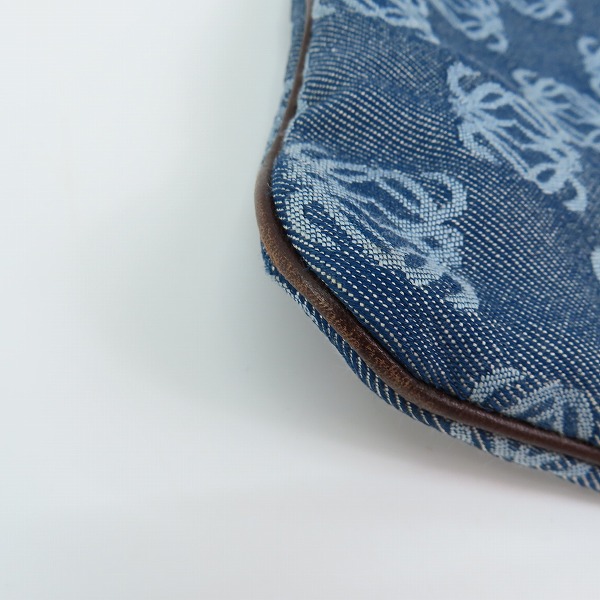 実際に弊社で買取させて頂いたLOEWE/ロエベ リピートアナグラム デニム トートバッグの画像 6枚目