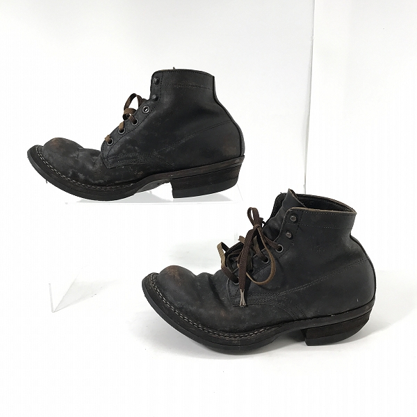 実際に弊社で買取させて頂いた【難有】WHITE'S BOOTS/ホワイツブーツ セミドレス レースアップレザーブーツ/7.5Eの画像 3枚目
