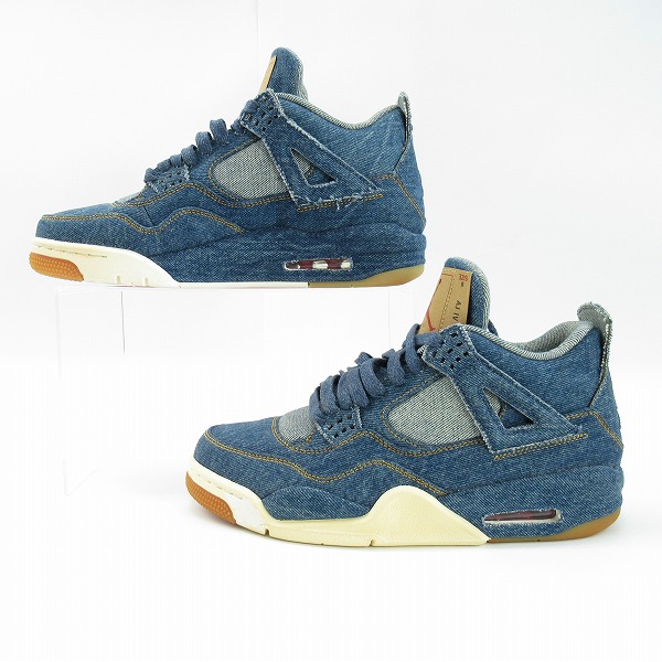 実際に弊社で買取させて頂いたNIKE×LEVI’S/ナイキ×リーバイス AIR JORDAN 4 RETRO NRG/エア ジョーダン 4 レトロ デニム AO2571-401/26の画像 3枚目