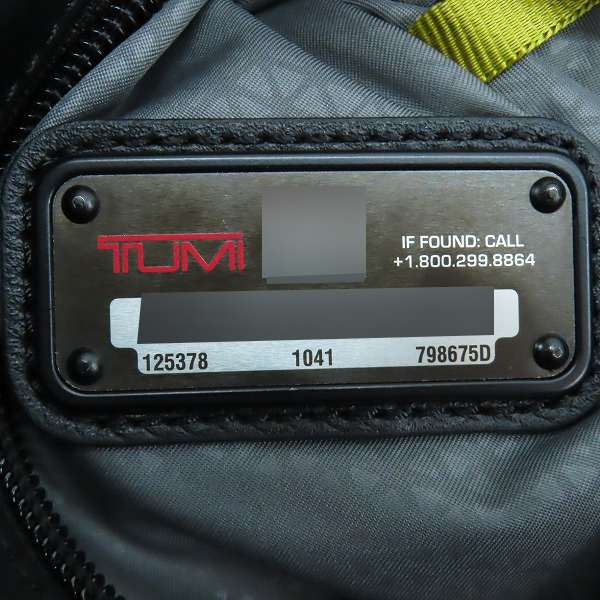 実際に弊社で買取させて頂いたTUMI/トゥミ ボーズマン ボディバッグ/スリングバッグ 798675Dの画像 5枚目