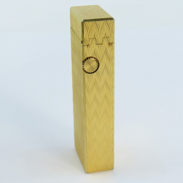 実際に弊社で買取させて頂いたdunhill/ダンヒル ローラー式/サイドローラー ガスライター ゴールドカラーの画像 2枚目
