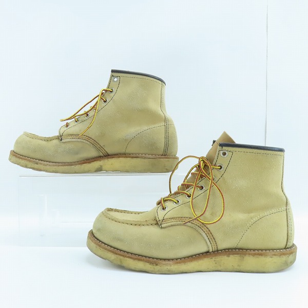 実際に弊社で買取させて頂いたRED WING/レッドウィング アイリッシュセッター スエード モックトゥ 8173/8Eの画像 3枚目