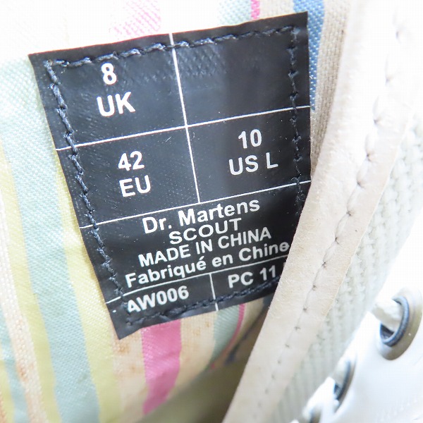 実際に弊社で買取させて頂いたDr.Martens/ドクターマーチン SCOUT バックジップ ロングブーツ UK8の画像 5枚目