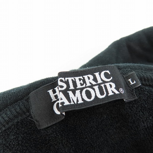 実際に弊社で買取させて頂いたHYSTERIC GLAMOUR/ヒステリックグラマー ガール プリント ジップアップパーカー 0222CF02 Lの画像 2枚目