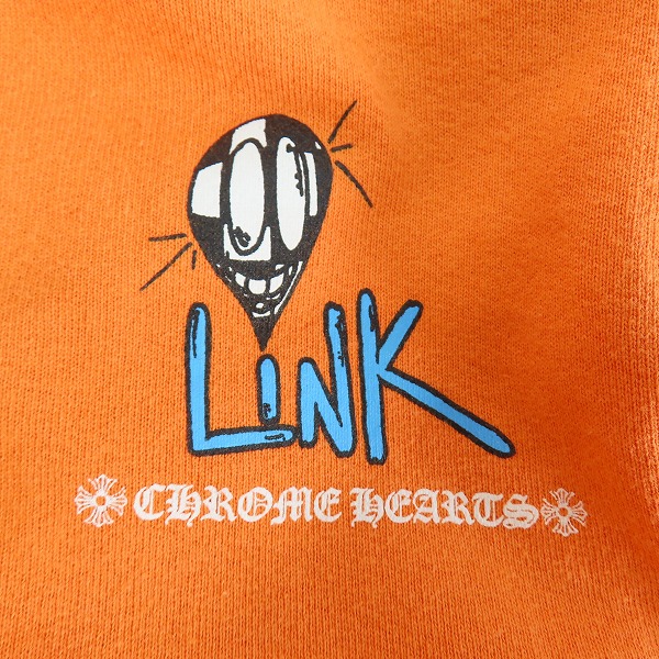 実際に弊社で買取させて頂いたCHROME HEARTS × MATTY BOY/クロムハーツ×マッティボーイ 21SS PPO LINK BUILD HD PLVR/プルオーバーフーディ/XLの画像 5枚目