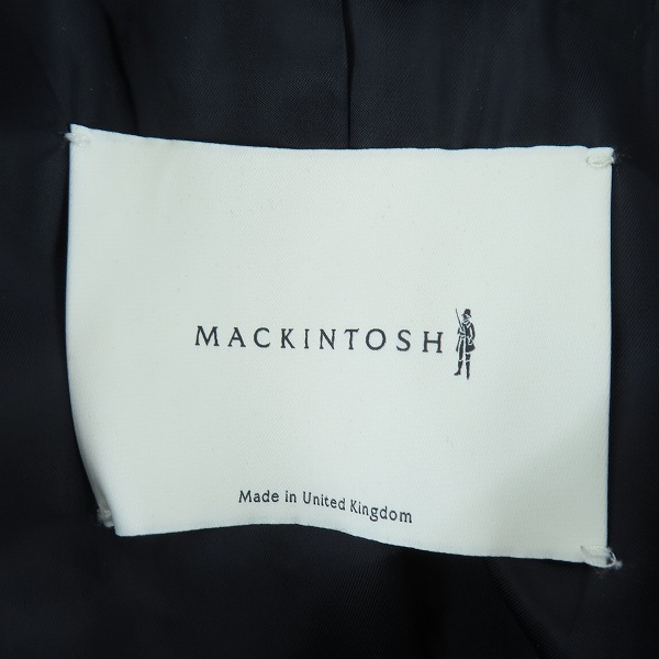 実際に弊社で買取させて頂いたMACKINTOSH/マッキントッシュ ウールフランネル ダブルコート MOP5367 36の画像 2枚目