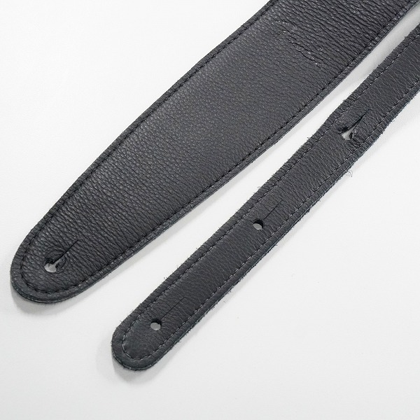実際に弊社で買取させて頂いたFender/フェンダー レザー調 ギターストラップ ベースストラップ ブラックの画像 2枚目