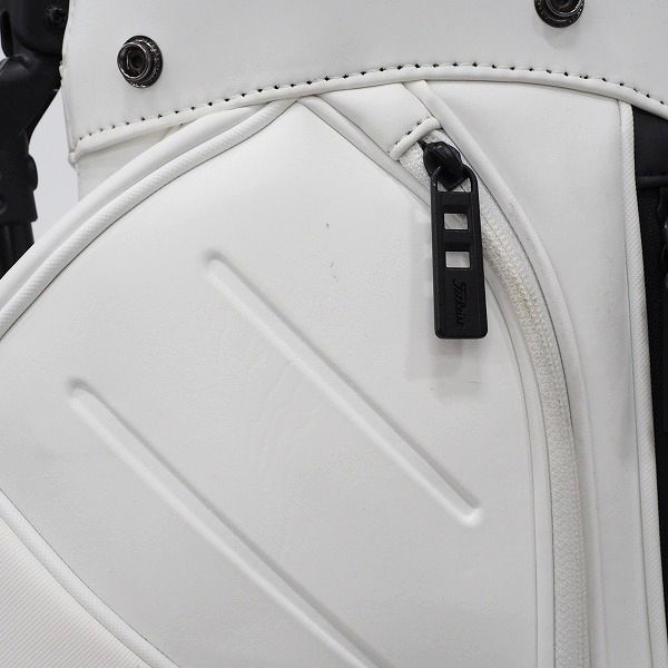 実際に弊社で買取させて頂いたTitleist/タイトリスト 5分割 スタンド式キャディバッグ ホワイトの画像 5枚目