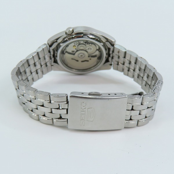 実際に弊社で買取させて頂いたSEIKO/セイコー 5/ファイブ AUTOMATIC 21 JEWELS ST.STEEL 自動巻き 腕時計 7S26-01V0の画像 2枚目