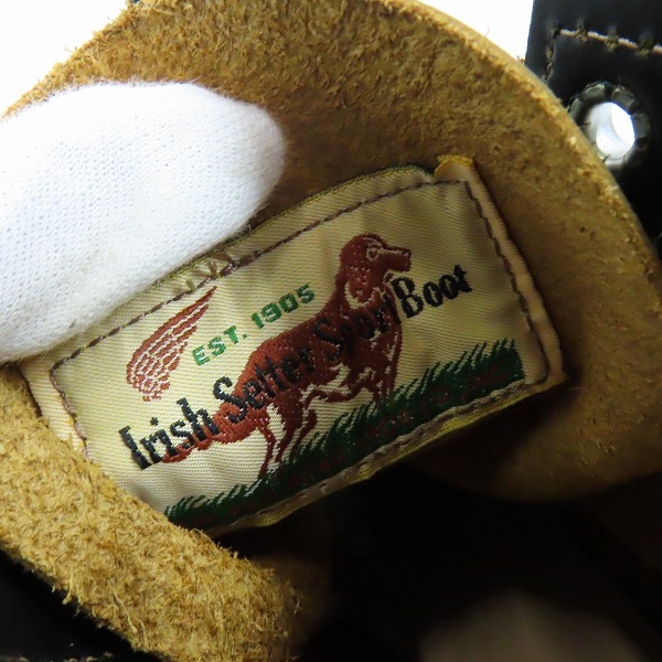 実際に弊社で買取させて頂いたRED WING/レッドウィング アイリッシュセッター 復刻 茶芯 クローンダイク ブーツ 犬タグ 9874/7Eの画像 5枚目
