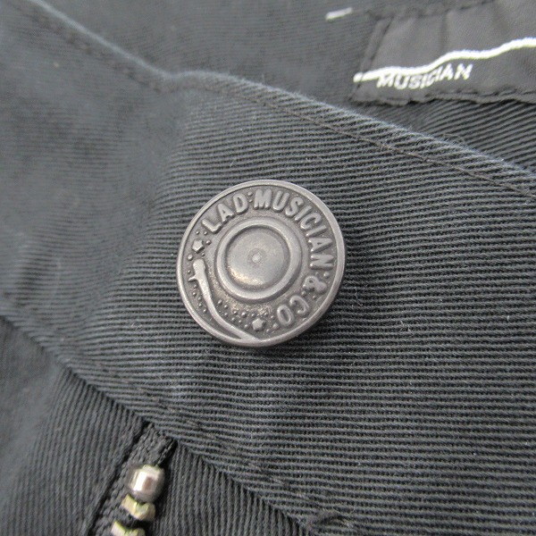 実際に弊社で買取させて頂いたLAD MUSICIAN/ラッドミュージシャン ワイドパンツ 2216-506 /46の画像 9枚目