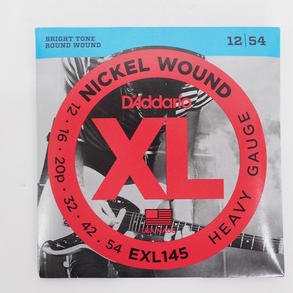 実際に弊社で買取させて頂いた【未開封】D'Addario/ダダリオ Nickel Wound XL EXL145 12-54・EXL148 12-60 エレキギター弦 計5個セットの画像 2枚目