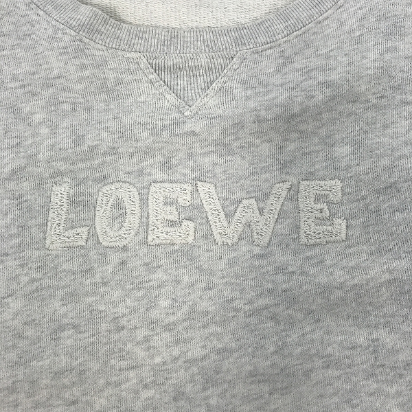 実際に弊社で買取させて頂いた【JPタグ】LOEWE/ロエベ EMBROIDERED スウェットシャツ H526Y24J17/Mの画像 6枚目