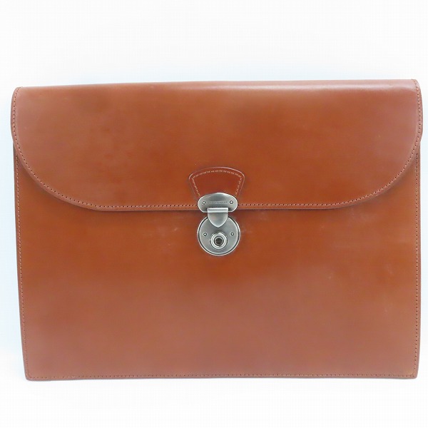 実際に弊社で買取させて頂いたCOCOMEISTER/ココマイスター ビジネスバック ブライドルロイヤルクラッチ 本革