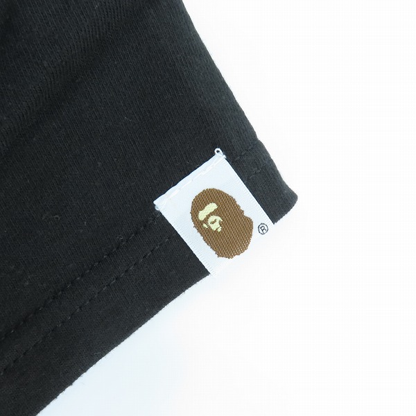 実際に弊社で買取させて頂いた【未使用】STUSSY×A BATHING APE/ステューシー×アベイシングエイプ 30周年記念 ロゴ Tシャツ L の画像 4枚目