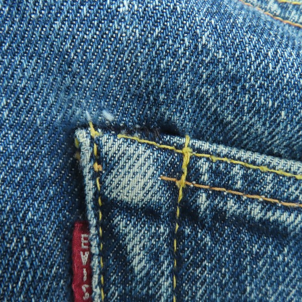 実際に弊社で買取させて頂いたEVISU/エヴィス エビス 戎 カモメペイント デニムパンツ/36×35の画像 9枚目