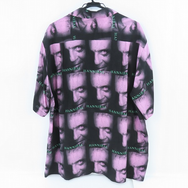 実際に弊社で買取させて頂いたWACKO MARIA×HANNIBAL/ワコマリア×ハンニバル レクター 総柄 半袖シャツ/XXLの画像 1枚目