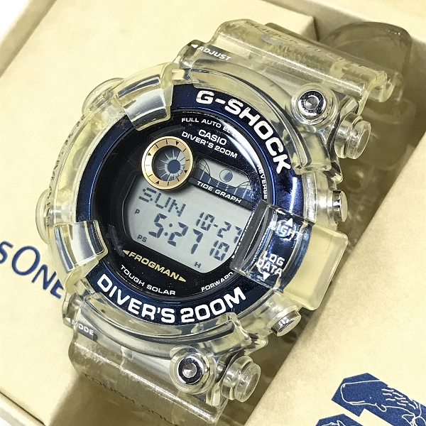 実際に弊社で買取させて頂いたG-SHOCK/Gショック LOVE THE SEA AND THE EARTH 25周年記念 イルクジ フロッグマン GF-8251K-7JR