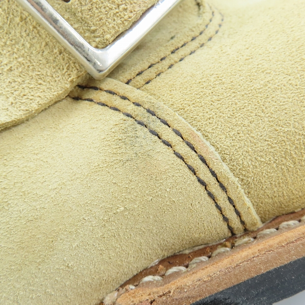 実際に弊社で買取させて頂いたRED WING/レッドウィング ENGINEER BOOTS/エンジニアブーツ スエード 8268/9Dの画像 8枚目