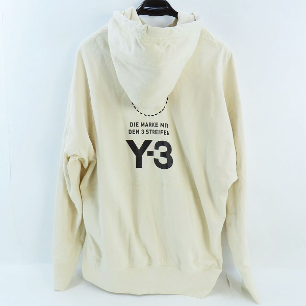 実際に弊社で買取させて頂いたY-3/ワイスリー STACKED LOGO HOODIE/バックロゴプルオーバーパーカー DP0460/Mの画像 1枚目