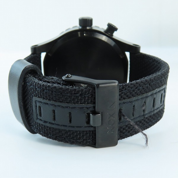 実際に弊社で買取させて頂いたNIXON/ニクソン 腕時計/ウォッチ THE 51-30 ALL BLACK【動作未確認】の画像 2枚目
