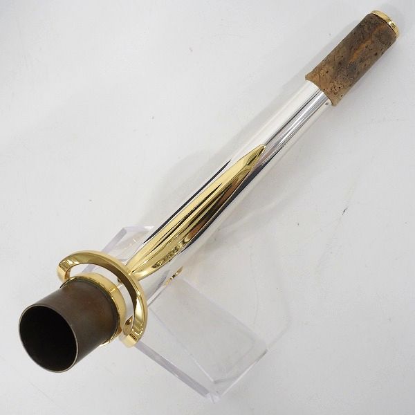 実際に弊社で買取させて頂いたYAMAHA/ヤマハ AV1AG アルトサックス用V1タイプ カスタムネック スターリングシルバー製 クリアラッカー仕上げの画像 6枚目