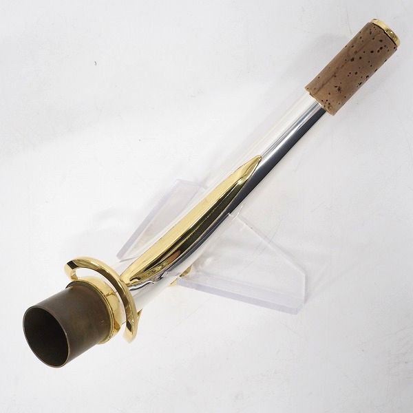 実際に弊社で買取させて頂いたYAMAHA/ヤマハ AG1AG アルトサックス用 G1タイプ カスタムネック スターリングシルバー製 クリアラッカー仕上げの画像 6枚目