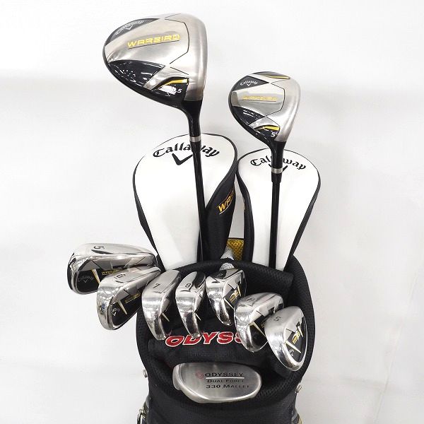 実際に弊社で買取させて頂いたCallaway/キャロウェイ WARBIRD/ウォーバード メンズ ゴルフクラブ 10本セット FLEX：R キャディバッグ付き