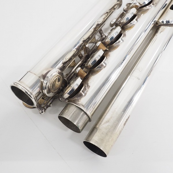 実際に弊社で買取させて頂いたYAMAHA/ヤマハ YFL-311/YFL311 フルート 頭部管銀製 Eメカ付 ハードケース・ケースカバー付の画像 8枚目
