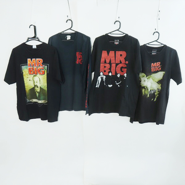実際に弊社で買取させて頂いたMR.BIG/ミスタービッグ  ヴィンテージ/ビンテージ ツアー バンド Tシャツ ロングスリーブ 4点セット