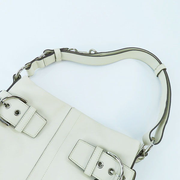 実際に弊社で買取させて頂いたCOACH/コーチ レザーショルダーバッグ G05S-1452の画像 2枚目
